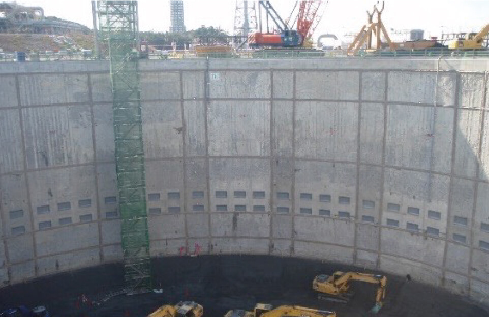 富津火力発電所LNG地下式貯槽 写真提供：東京電力株式会社